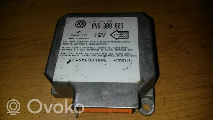 Volkswagen PASSAT B4 Turvatyynyn ohjainlaite/moduuli 6N0909603