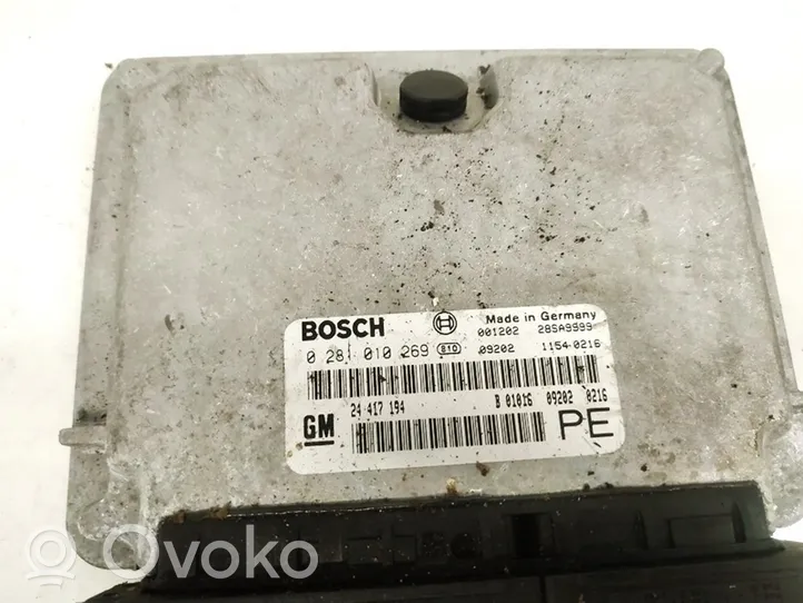 Opel Vectra B Sterownik / Moduł ECU 24417194