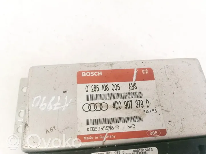 Audi A6 S6 C4 4A ABS valdymo blokas 4D0907379D