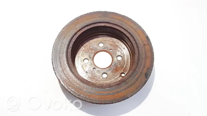 Toyota Corolla E120 E130 Disque de frein arrière neventiliuojamas