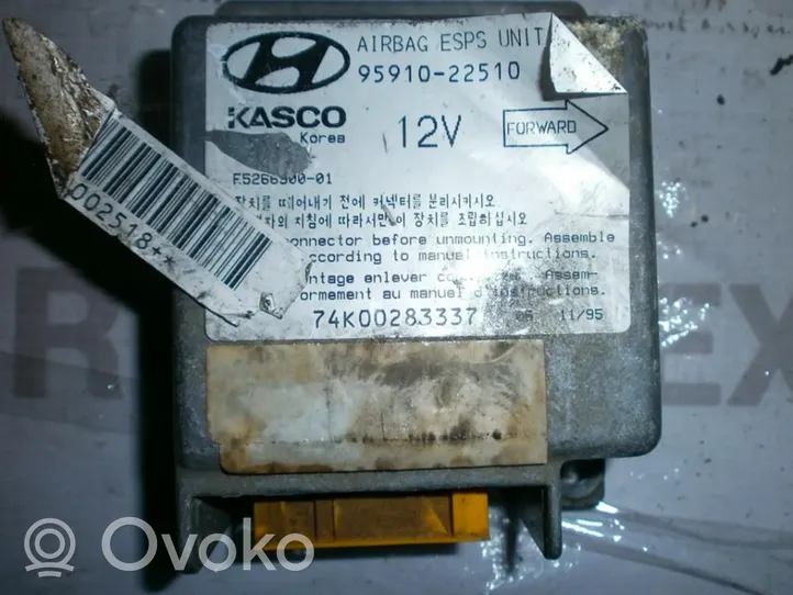 Hyundai Lantra II Sterownik / Moduł Airbag 9591022510