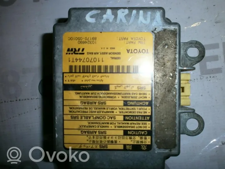 Toyota Carina T190 Gaisa spilvenu vadības bloks 8917005010C