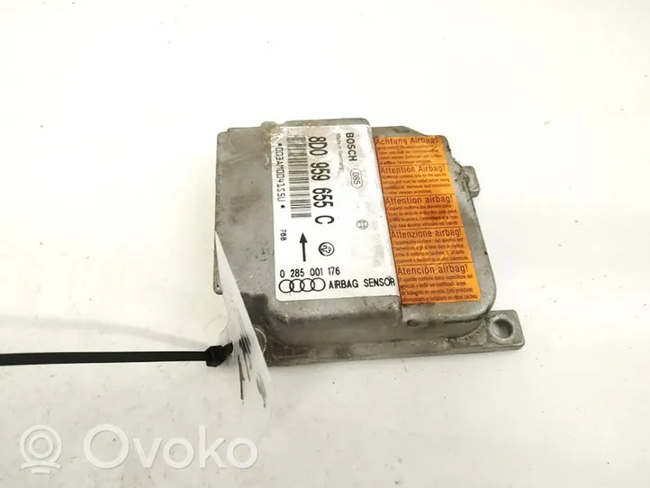 Audi A4 S4 B5 8D Oro pagalvių valdymo blokas 8D0959655C