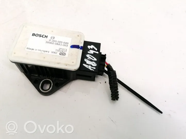 Honda Civic ESP acceleration yaw rate sensor 0265005649