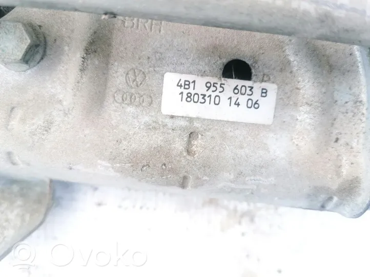 Audi A6 S6 C5 4B Mechanizm i silniczek wycieraczek szyby przedniej / czołowej 4b1955603b