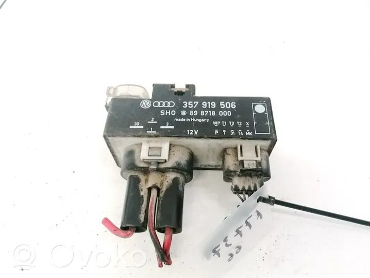 Volkswagen PASSAT B5 Coolant fan relay 357919506