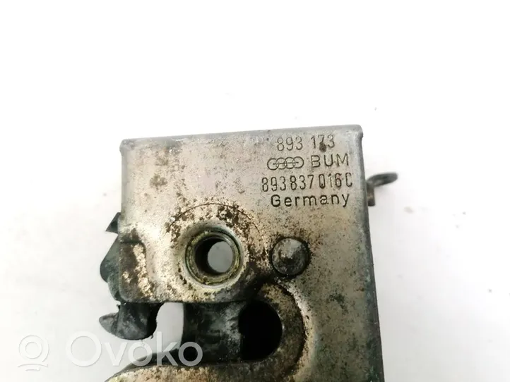 Audi 80 90 B3 Serrure de porte avant 893837016c