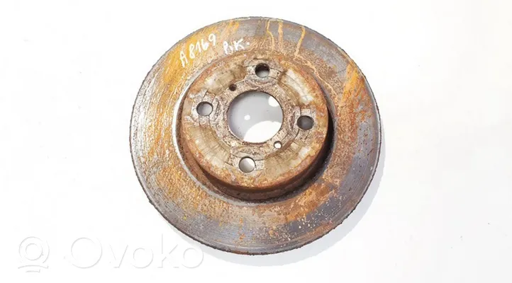 Toyota Yaris Front brake disc ventiliuojamas