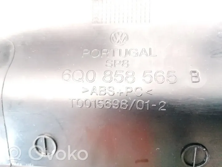 Volkswagen Polo Steering wheel column trim 6Q0858565