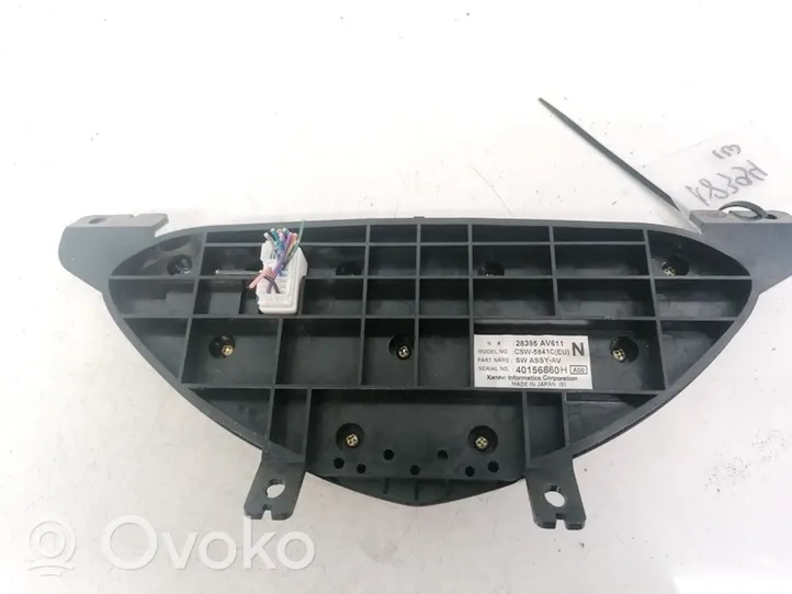 Nissan Primera Monitori/näyttö/pieni näyttö 28395AV611