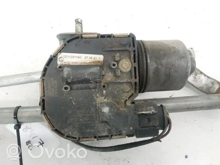 Skoda Octavia Mk2 (1Z) Moteur d'essuie-glace 1Z1955119C