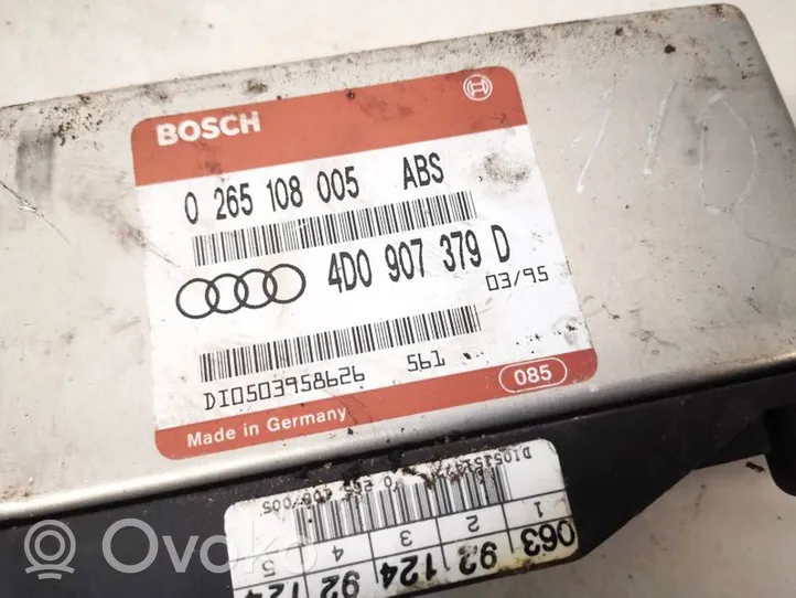 Audi A6 S6 C4 4A ABS valdymo blokas 0265108005