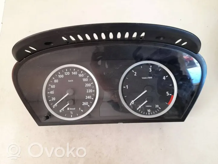 BMW X5 E70 Compteur de vitesse tableau de bord 62116983153