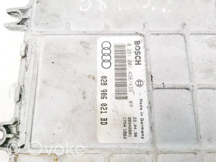 Audi A4 S4 B5 8D Centralina/modulo del motore 0281001438