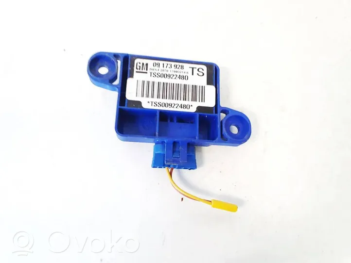 Opel Omega B2 Airbagsensor Crashsensor Drucksensor 09173928