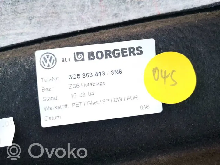 Volkswagen PASSAT B6 Aizmugurējā palodze 3c5863413