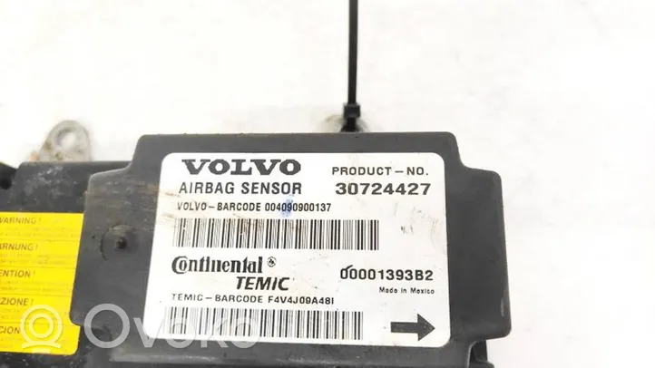 Volvo S40 Turvatyynyn ohjainlaite/moduuli 30724427