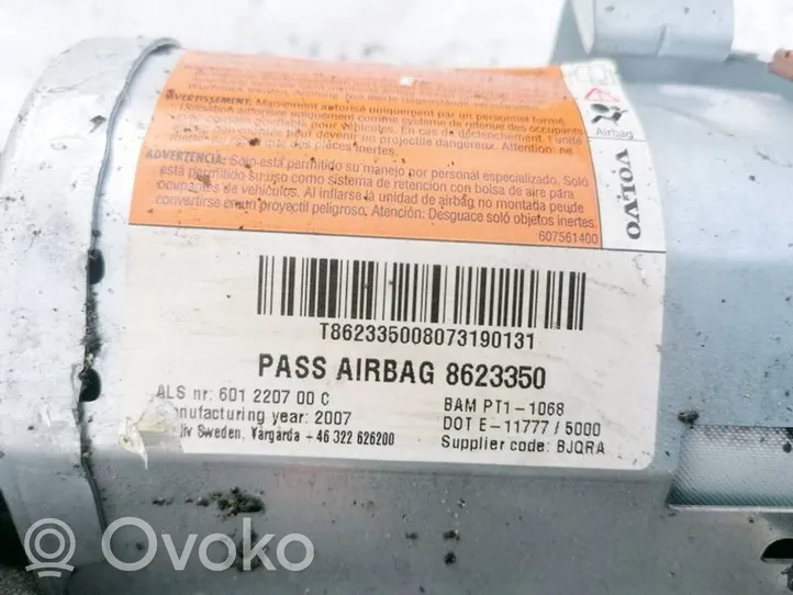 Volvo S40 Poduszka powietrzna Airbag pasażera 8623350