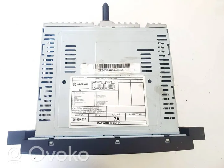 Chevrolet Captiva Radio/CD/DVD/GPS-pääyksikkö 95959652