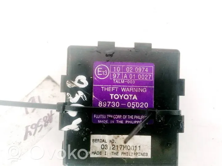 Toyota Avensis T250 Alarm control unit/module 8973005020