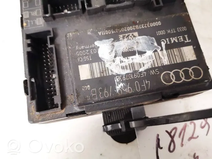 Audi A6 S6 C6 4F Durų elektronikos valdymo blokas 4f0959793b