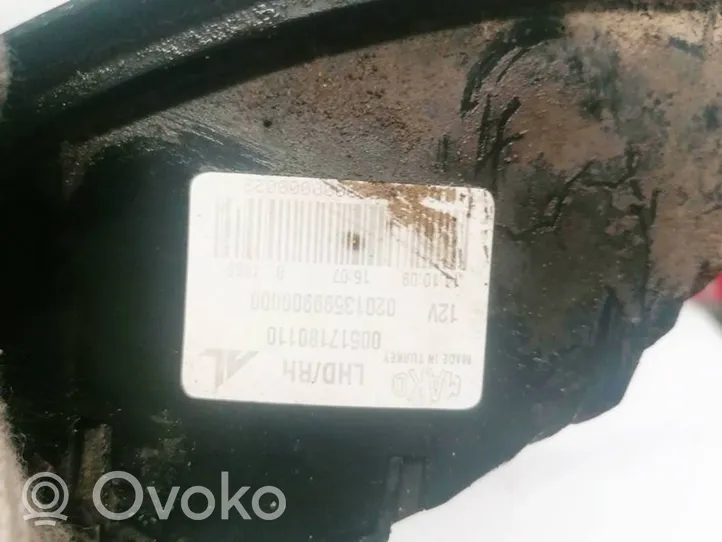 Fiat Punto (188) Światło przeciwmgielne tylne 00517180110