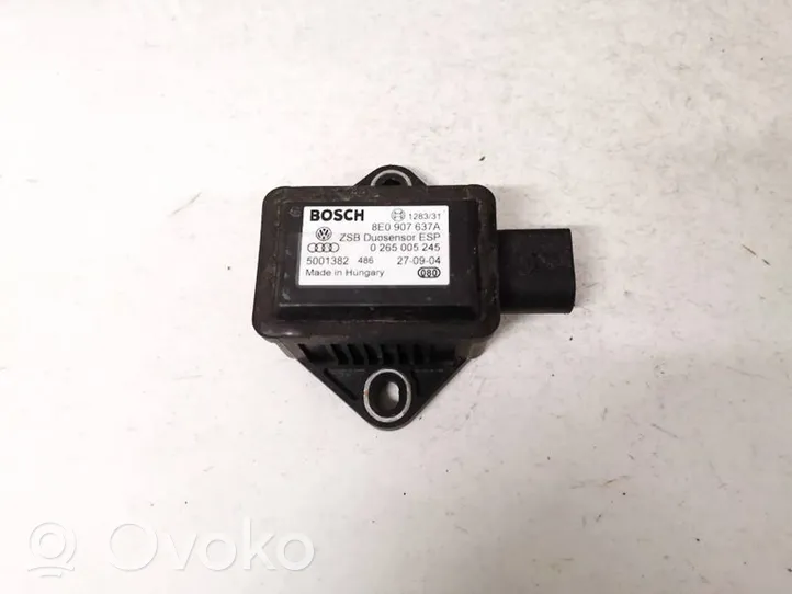 Volkswagen PASSAT B5.5 Sensore di imbardata accelerazione ESP 8E0907637A