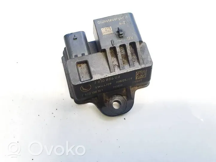 BMW 1 F20 F21 Przekaźnik / Modul układu ogrzewania wstępnego 781085603