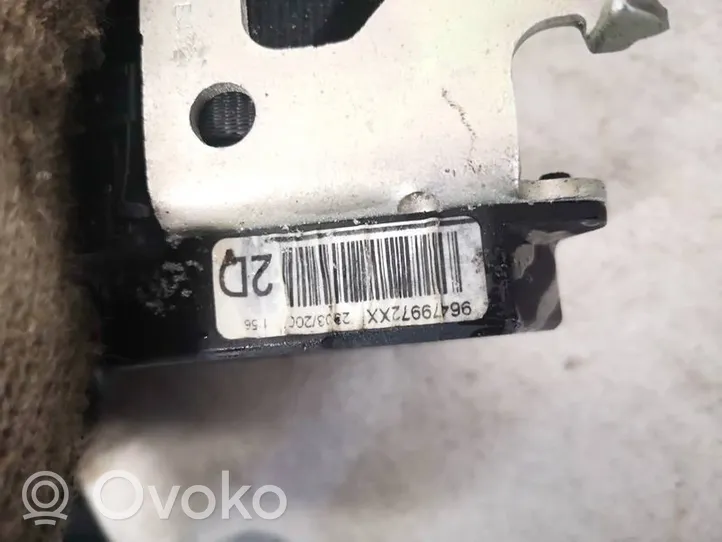 Peugeot 307 Ceinture de sécurité arrière 96479972xx