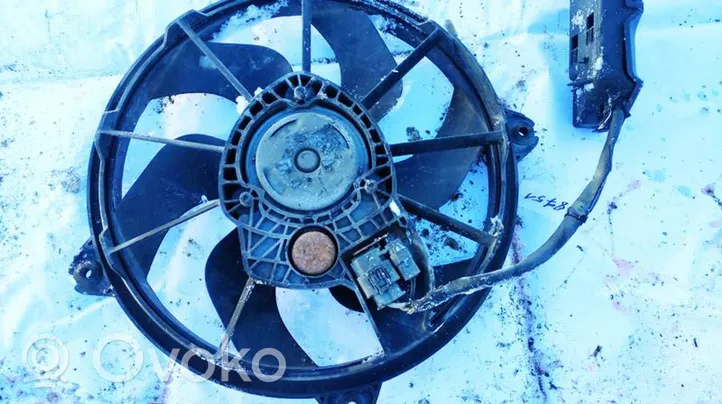 Citroen C5 Radiator cooling fan shroud 
