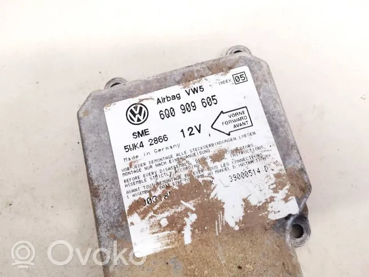 Volkswagen Sharan Sterownik / Moduł Airbag 6q0909605