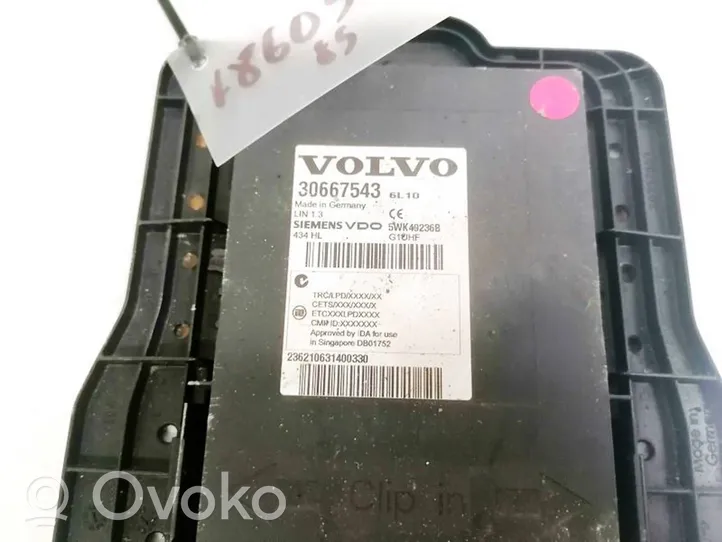 Volvo S80 Unité de commande dispositif d'immobilisation 30667543