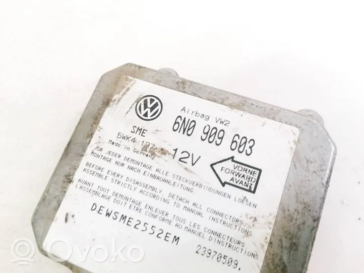 Volkswagen Sharan Sterownik / Moduł Airbag 6N0909603