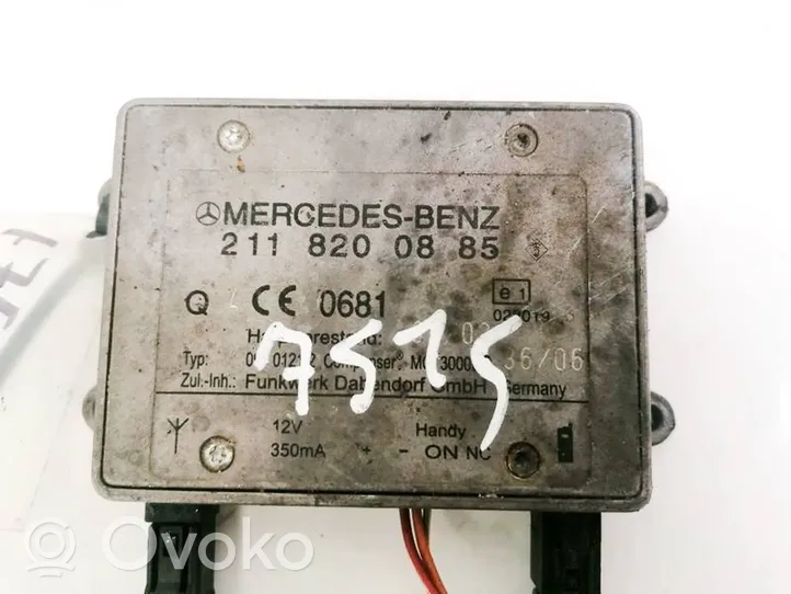 Mercedes-Benz R W251 Module unité de contrôle d'antenne 2118200885