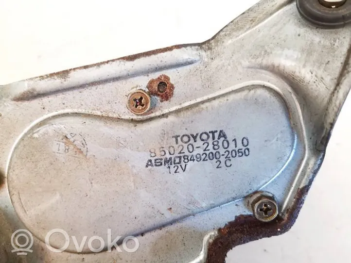 Toyota Avensis T250 Motorino del tergicristallo del lunotto posteriore 8502028010