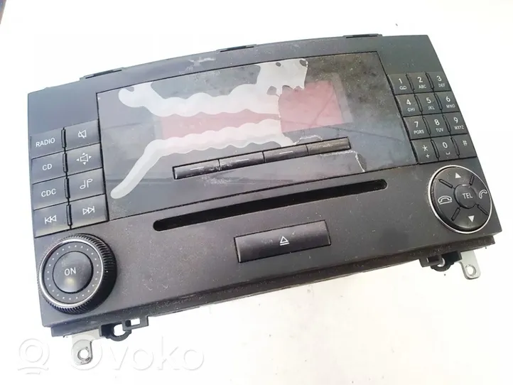 Mercedes-Benz B W245 Radio/CD/DVD/GPS-pääyksikkö a1698207589