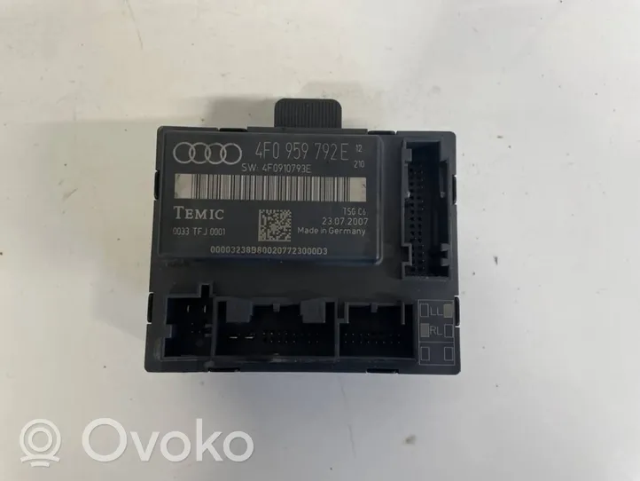 Audi A6 S6 C6 4F Oven ohjainlaite/moduuli 4h0959792e