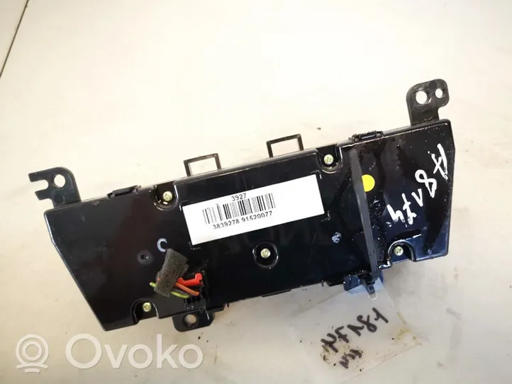 Chevrolet Cruze Climate control unit 91520077