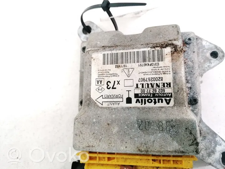 Renault Vel Satis Airbag control unit/module 8200267907