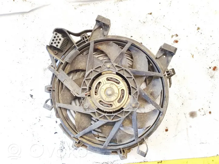 Opel Corsa C Radiator cooling fan shroud 