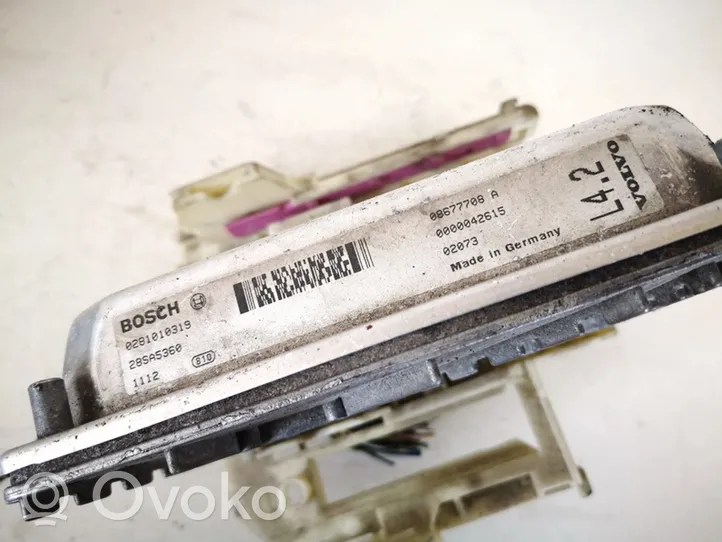 Volvo S60 Sterownik / Moduł ECU 0281010319