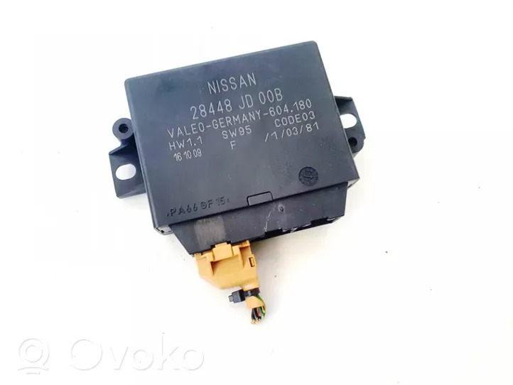 Nissan Qashqai Centralina/modulo sensori di parcheggio PDC 28448jd00b