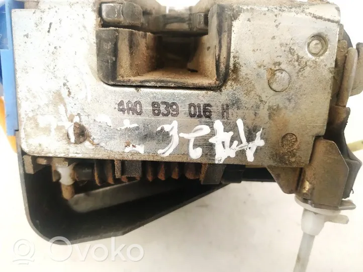 Audi A4 S4 B5 8D Serrure de porte arrière 4A0839016H