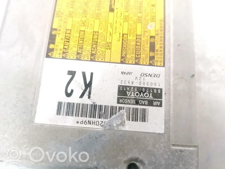 Toyota Verso-S Turvatyynyn ohjainlaite/moduuli 8917052A10