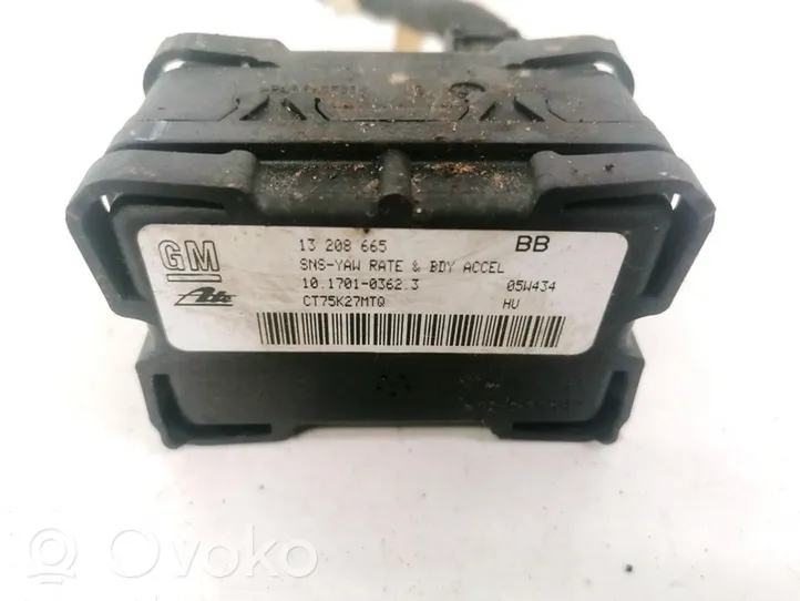 Opel Zafira B ESP acceleration yaw rate sensor 13208665