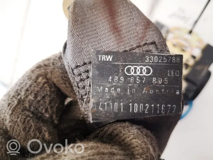 Audi A6 S6 C5 4B Ceinture de sécurité arrière 4b9857805