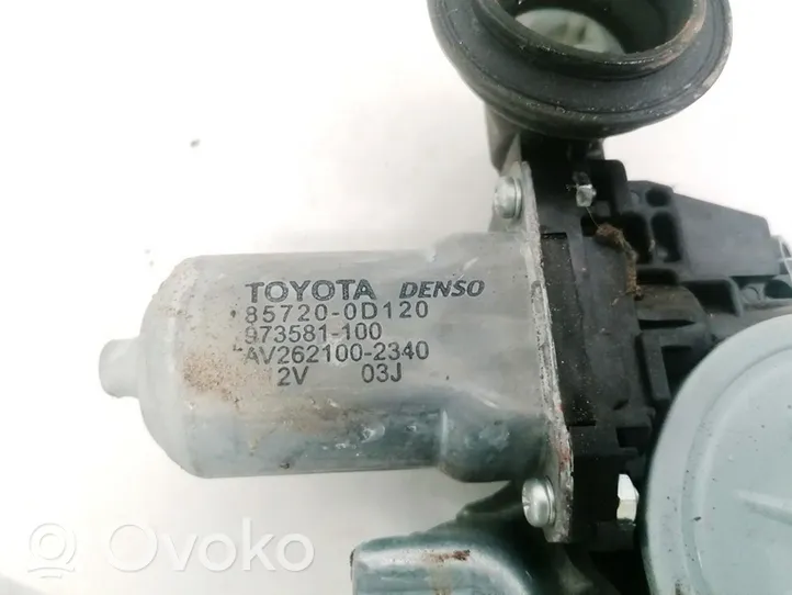 Toyota Auris 150 Takaoven ikkunan nostomoottori 857200D120