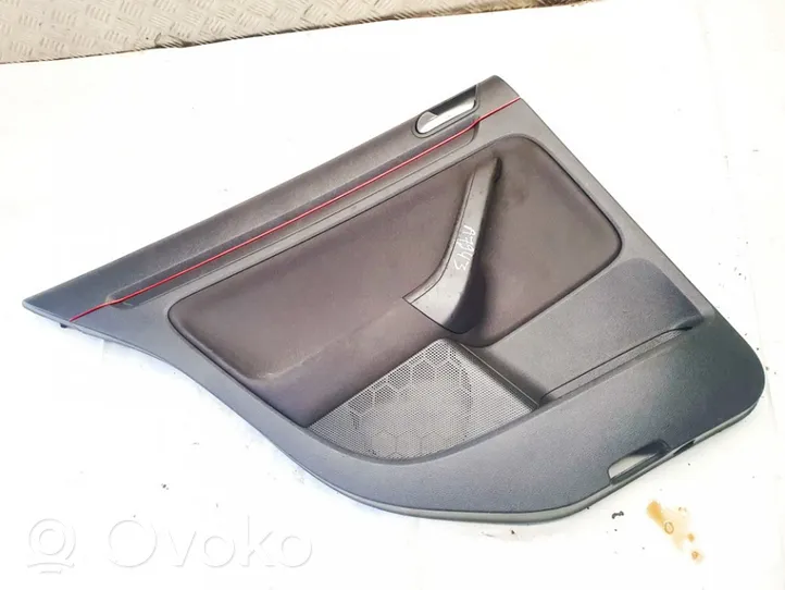 Volkswagen Golf V Rivestimento del pannello della portiera posteriore 1k6867487