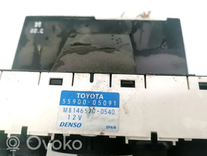 Toyota Avensis T220 Panel klimatyzacji 5590005091