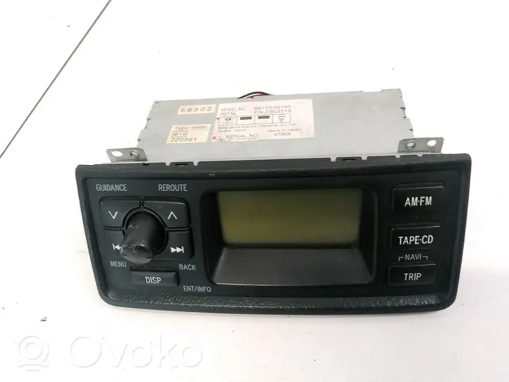 Toyota Yaris Radio / CD/DVD atskaņotājs / navigācija 8611052140